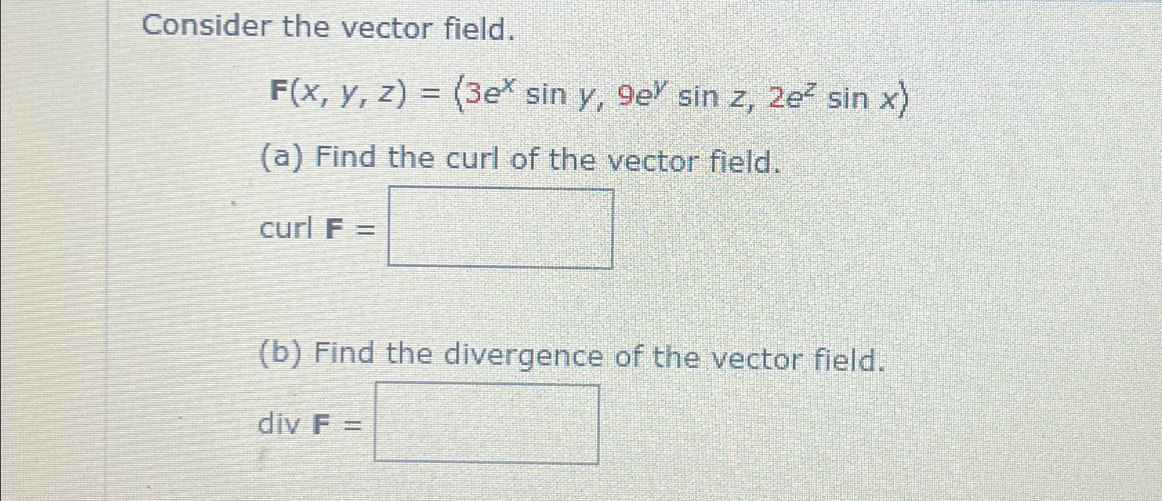 Solved Consider The Vector