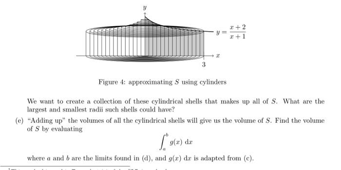 Solved Please help with approximating the volume by adding | Chegg.com