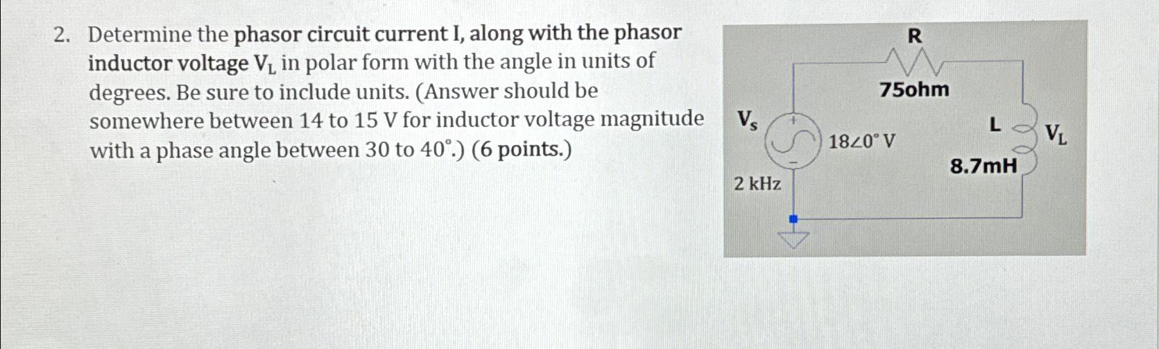 Solved Determine the phasor circuit current I, along with | Chegg.com