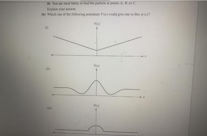 Solved 3.11 A particle moving in one dimension is described | Chegg.com