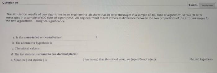 Solved Question 10 3 points The simulation results of two | Chegg.com
