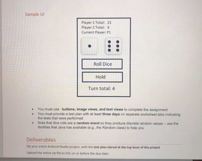 Solved . Objectives To create a basic user interface To 