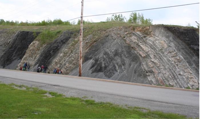 Solved Examine the geological structure shown in this image. | Chegg.com