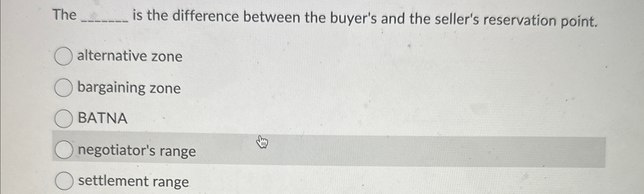 Solved The ﻿is the difference between the buyer's and the | Chegg.com
