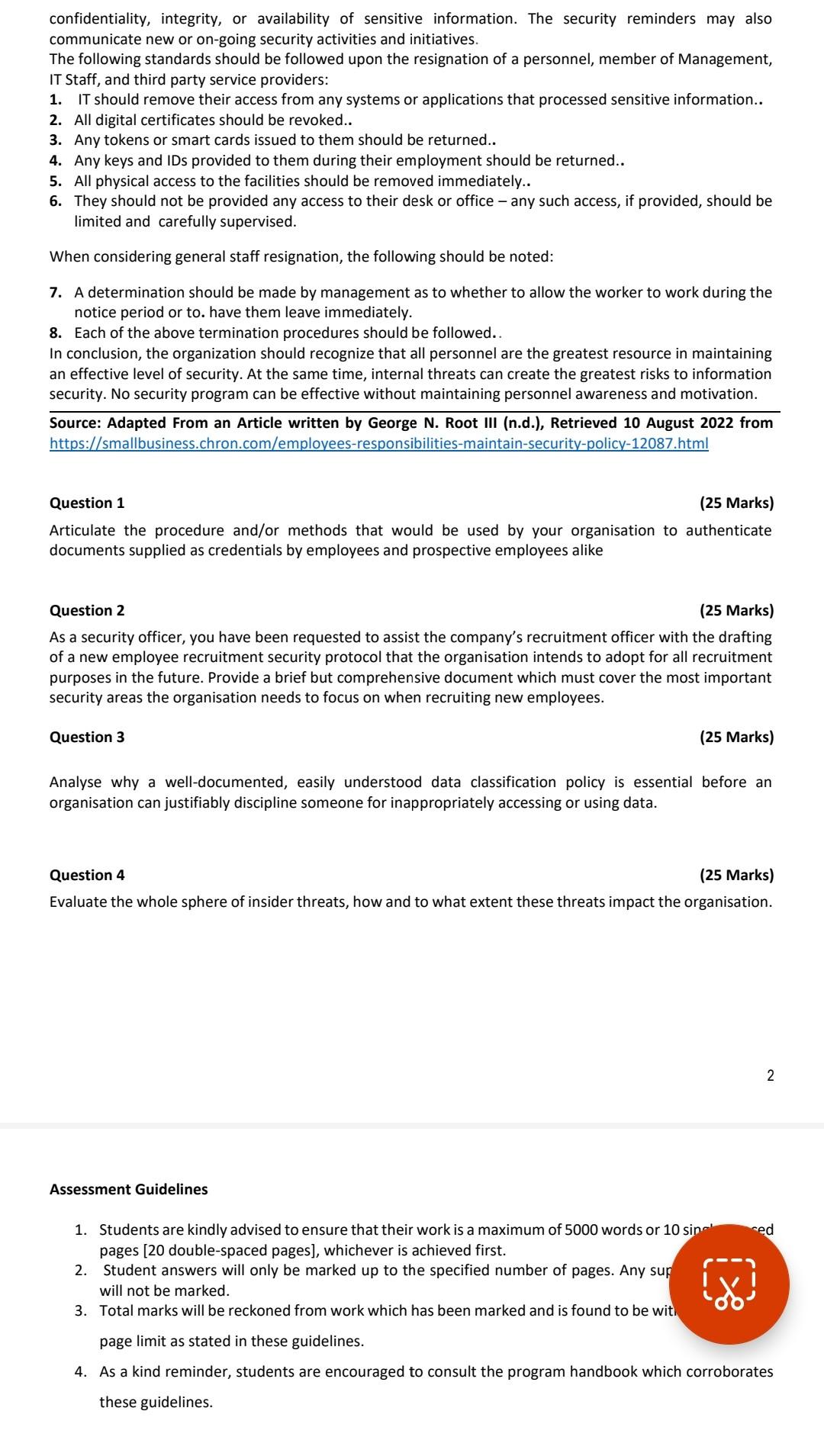 Read the case study below and answer ALL the | Chegg.com