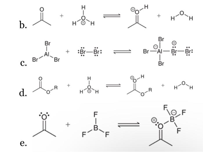 Solved 3.35 In each case below, identify the Lewis acid and | Chegg.com