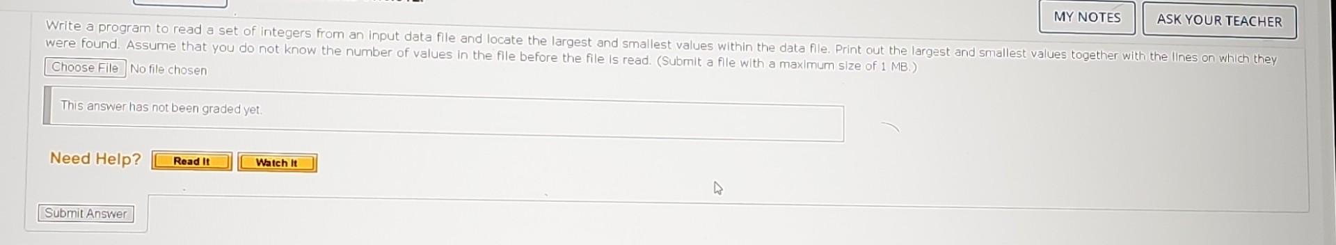 Solved Write a program to read a set of integers from an | Chegg.com