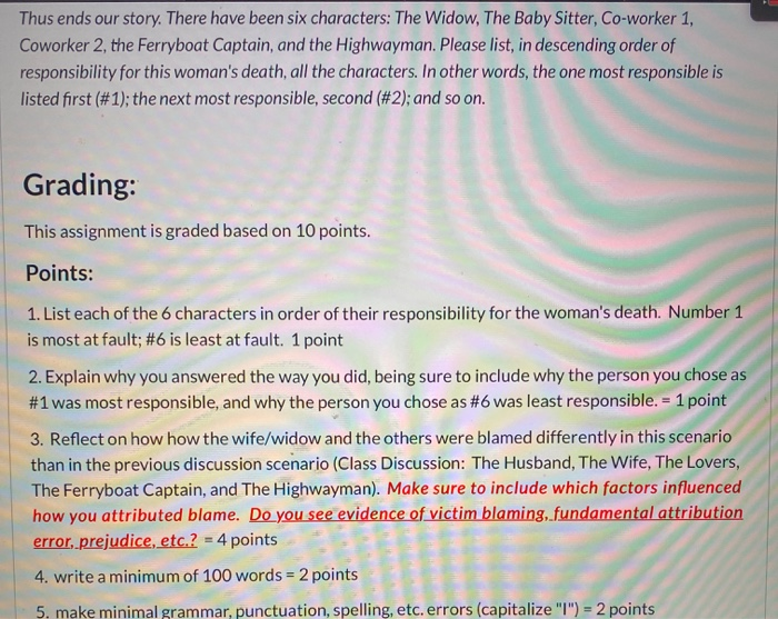 Solved Task: - Read The Following Story: Once Upon A Time, A | Chegg.com