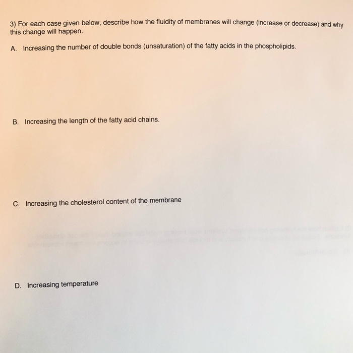 Solved 3) For each case given below, describe how the | Chegg.com