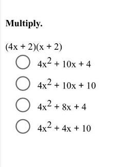 2x 2 4x 4 10