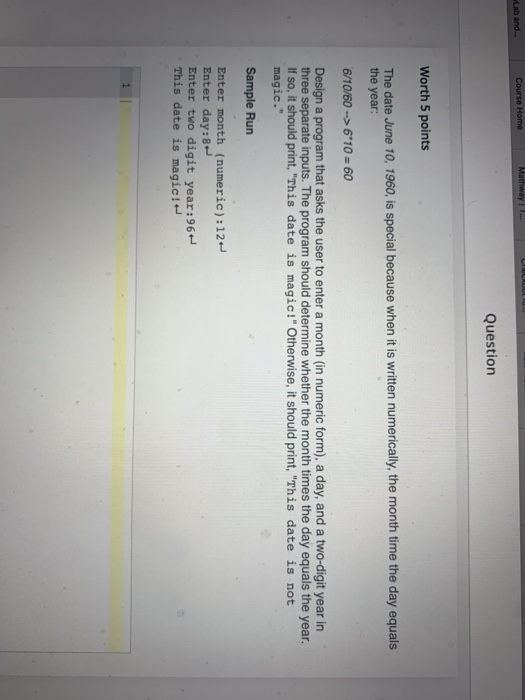 Solved need in python and need the correct answer i posted | Chegg.com