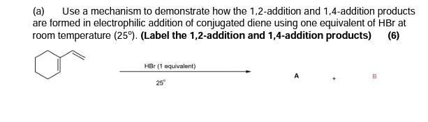 Solved (a) Use a mechanism to demonstrate how the | Chegg.com