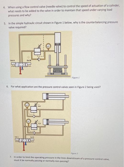 flow control valve is used to