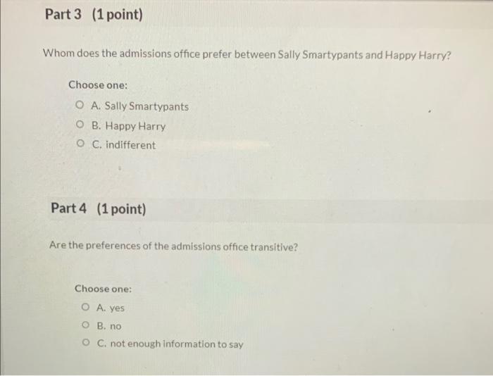 Solved The admissions office at State University is looking | Chegg.com