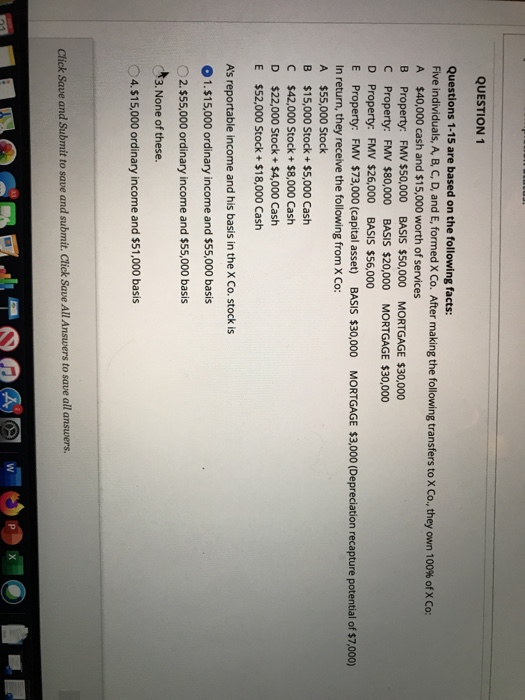 Solved QUESTION 1 Questions 1-15 are based on the following | Chegg.com