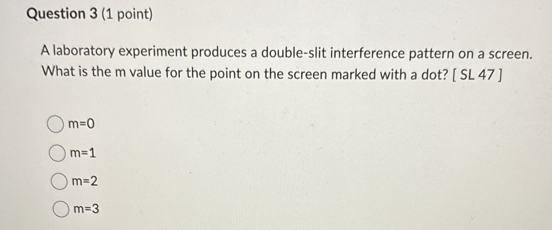 Question 3 (1 ﻿point)A laboratory experiment produces | Chegg.com