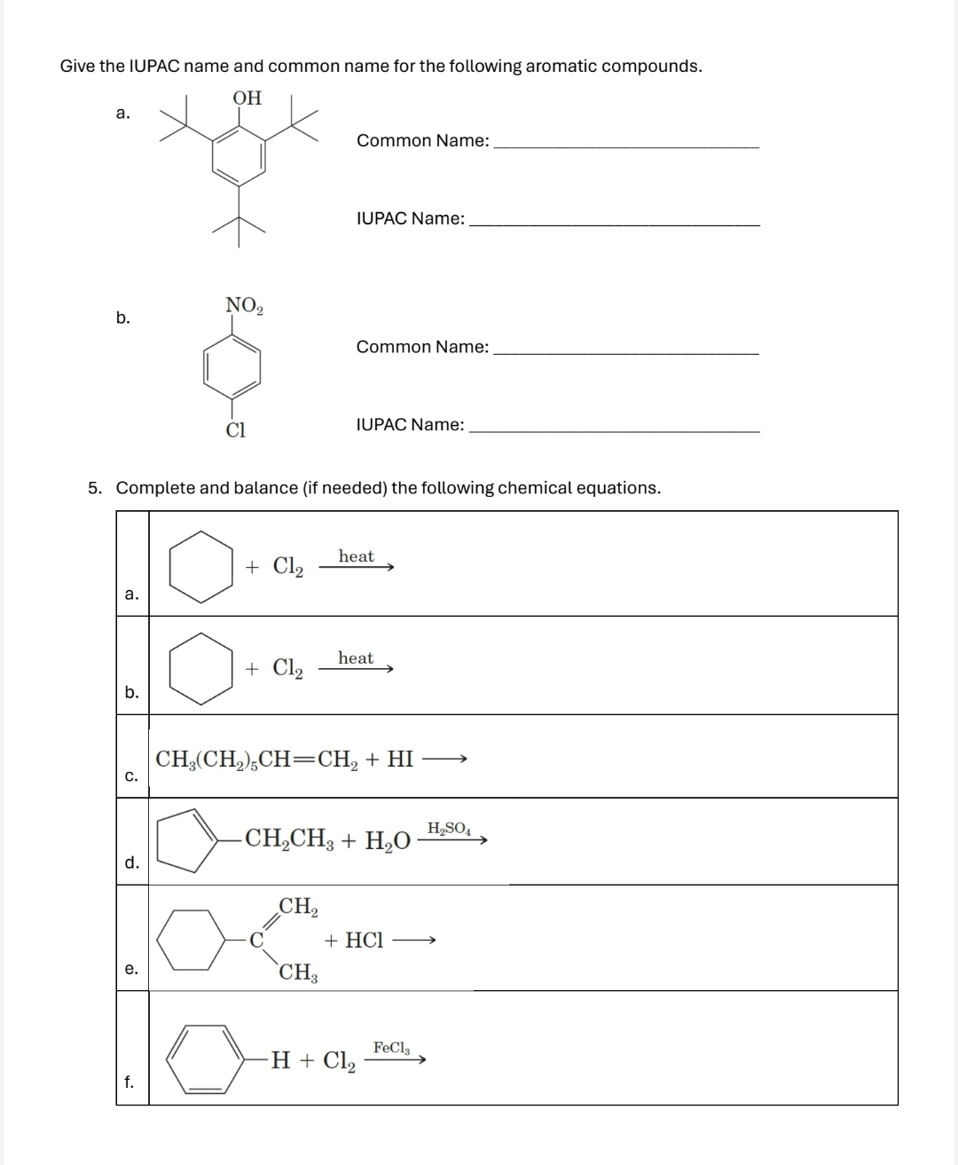 WHAT IS COMMON NAME AND IUPAC NAME visual data 5