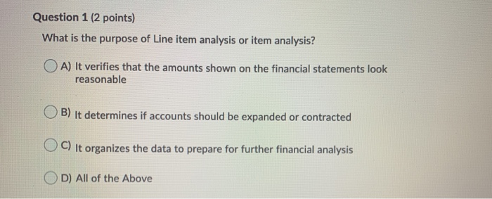 Solved Question 1 (2 points) What is the purpose of Line | Chegg.com