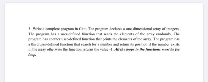 Solved Answer the following questions: 1- Write a complete | Chegg.com