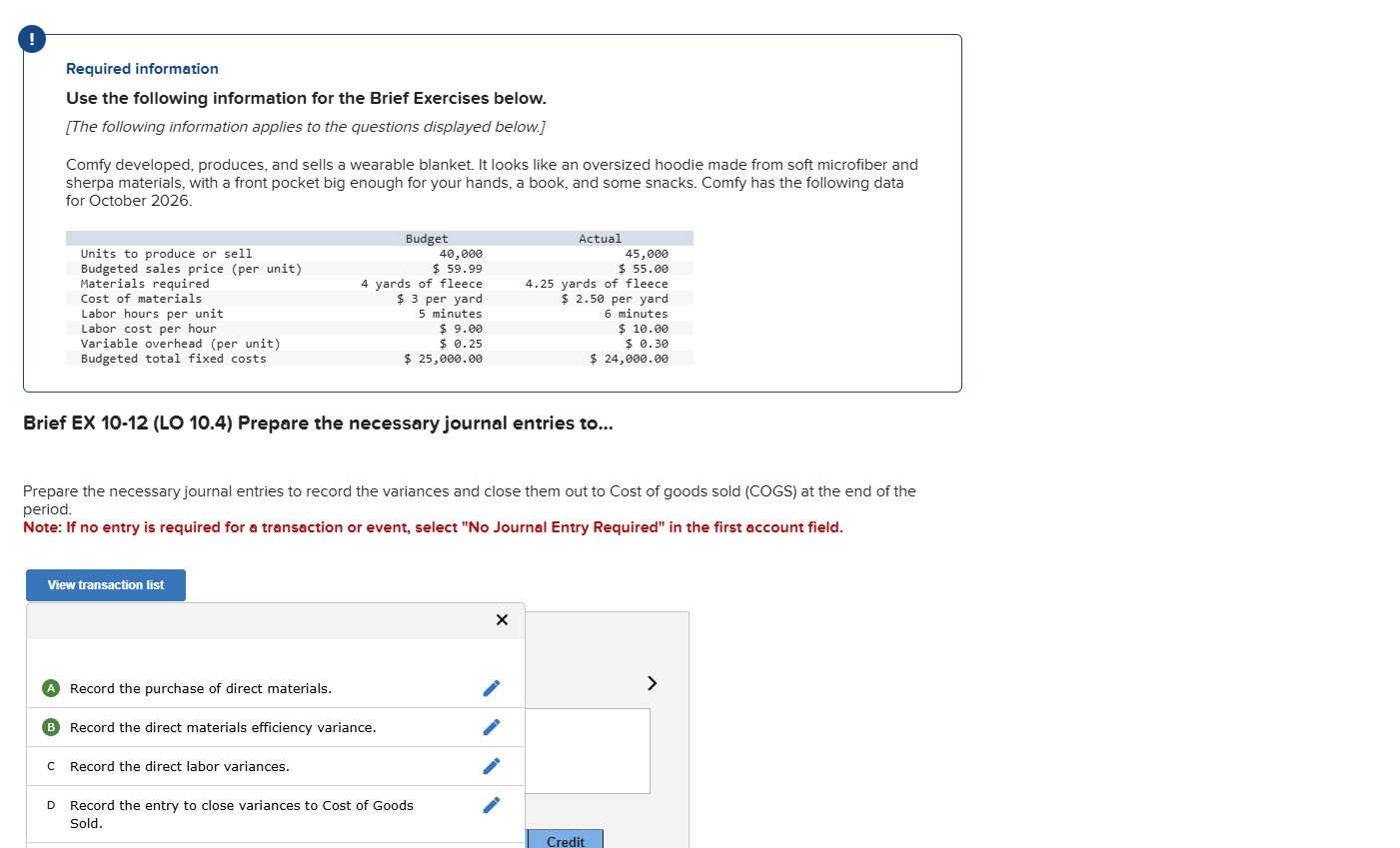 Solved Required informationUse the following information for | Chegg.com
