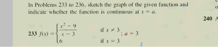 Solved In Problems 233 to 236. sketch the graph of the given | Chegg.com