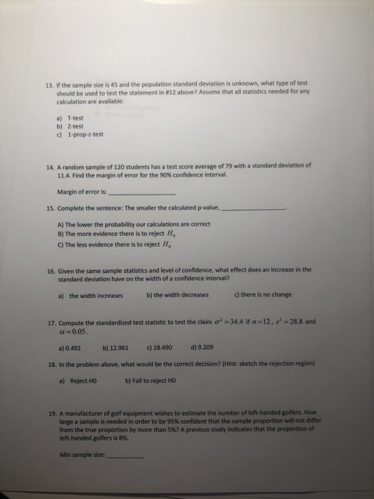 Solved For multiple choice questions, circle the correct | Chegg.com