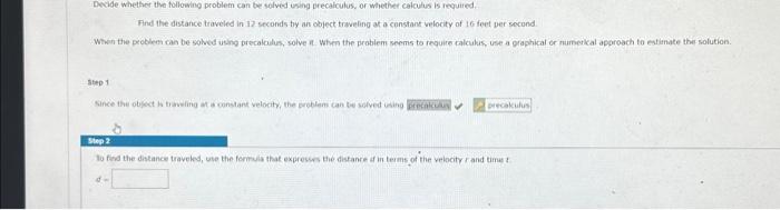Solved Decide whether the following problem can be solved | Chegg.com
