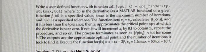 Solved Write a user-defined function with function call | Chegg.com