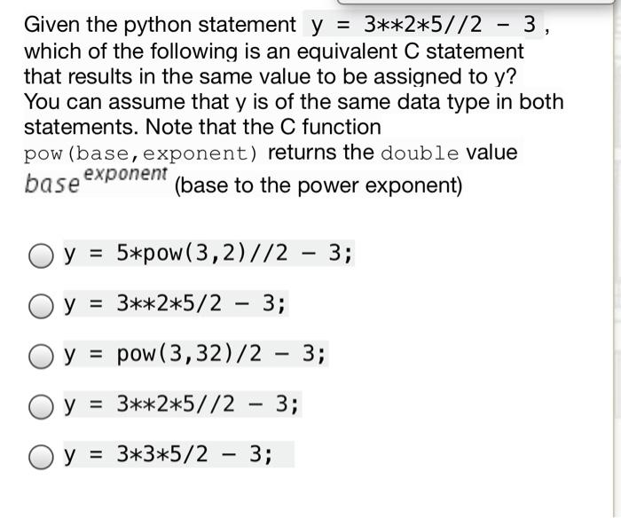 Solved What Is The Output Of The Following Python Code