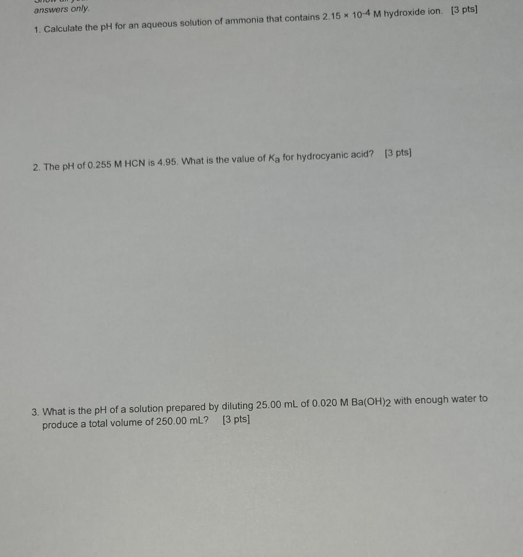 Solved can you answer all of these questions and show their | Chegg.com
