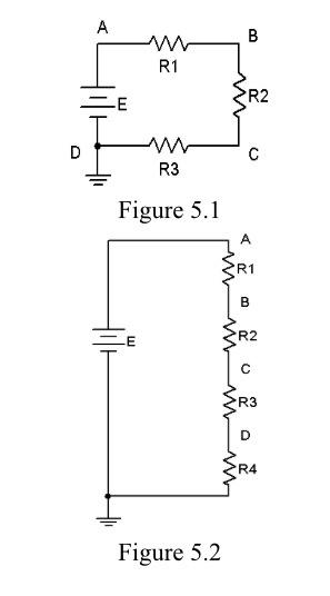 Solved A B R1 R2 E D с R3 Figure 5.1 R1 B R2 с R3 R4 Figure | Chegg.com