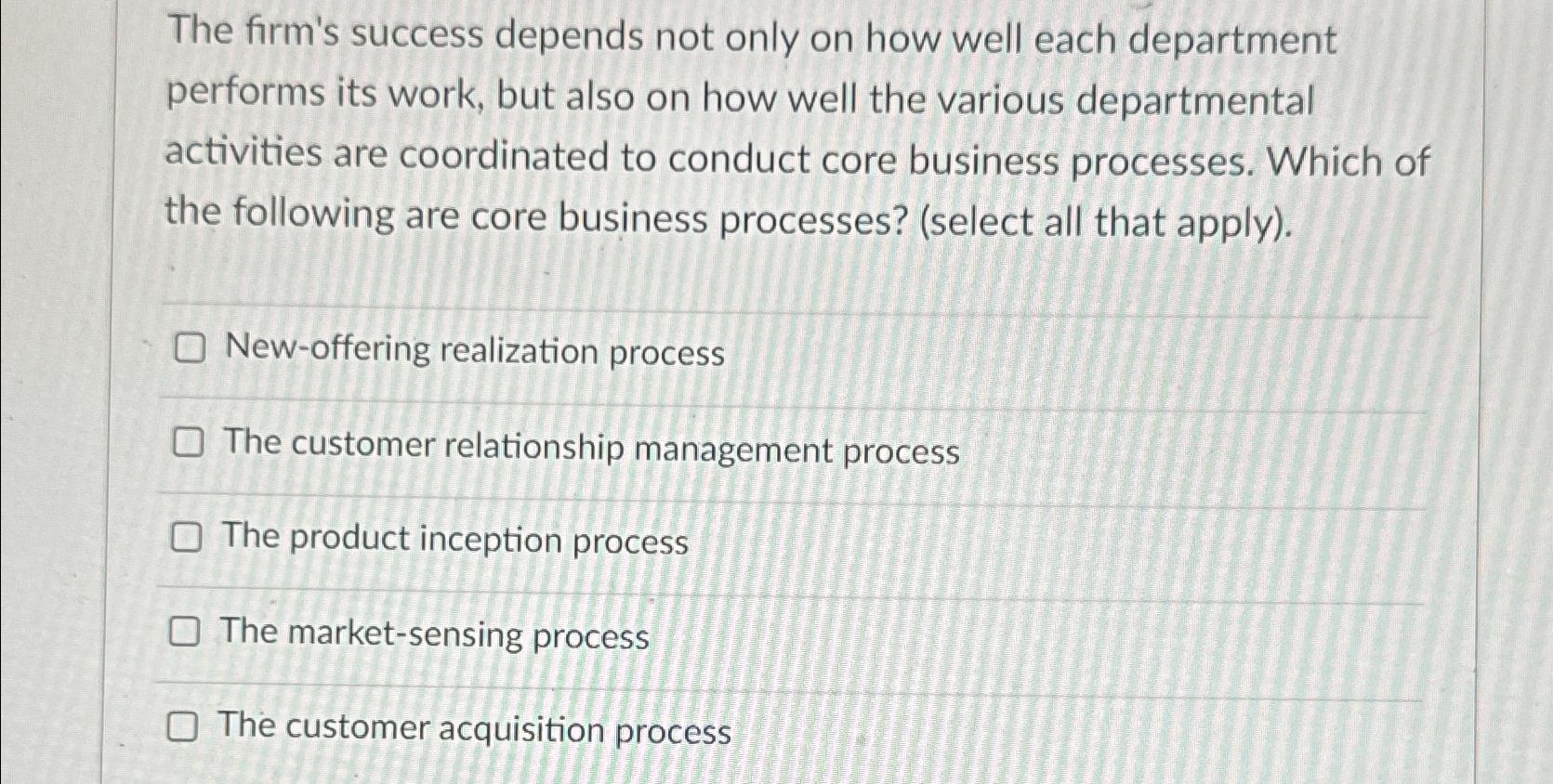 solved-the-firm-s-success-depends-not-only-on-how-well-each-chegg