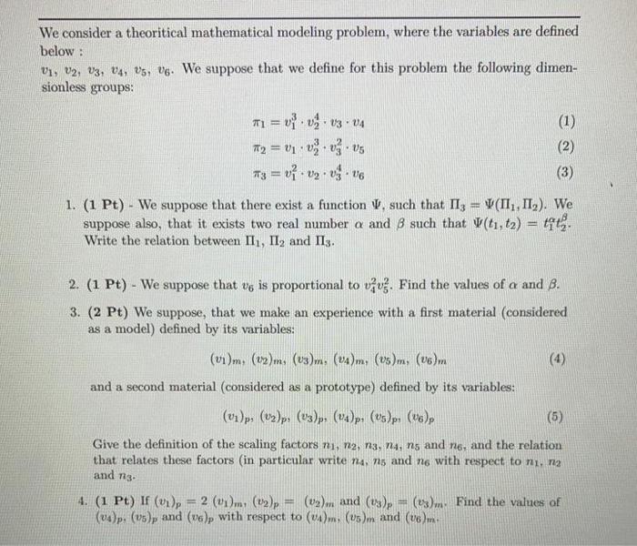 Solved We consider a theoritical mathematical modeling | Chegg.com