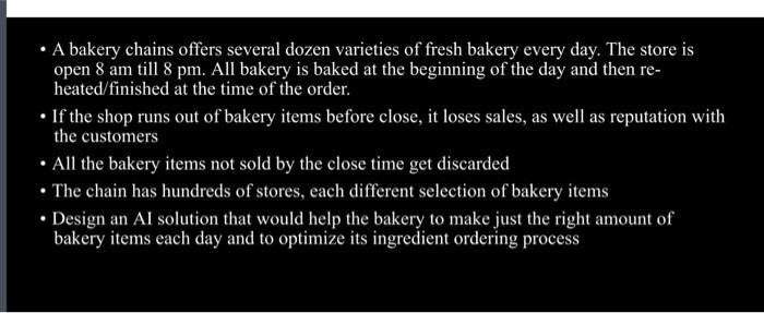 Based on the business problem description provided, | Chegg.com