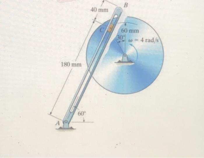 Solved in the mechanism below , the wheel is rotating with | Chegg.com