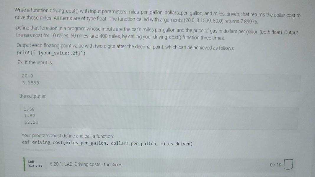 solved-write-a-function-driving-cost-with-input-parameters-chegg