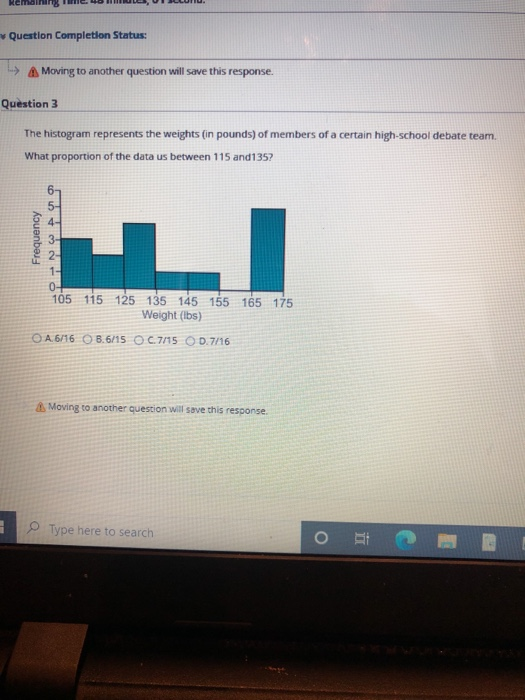 Solved Remaining Question Completion Status: > A Moving to | Chegg.com
