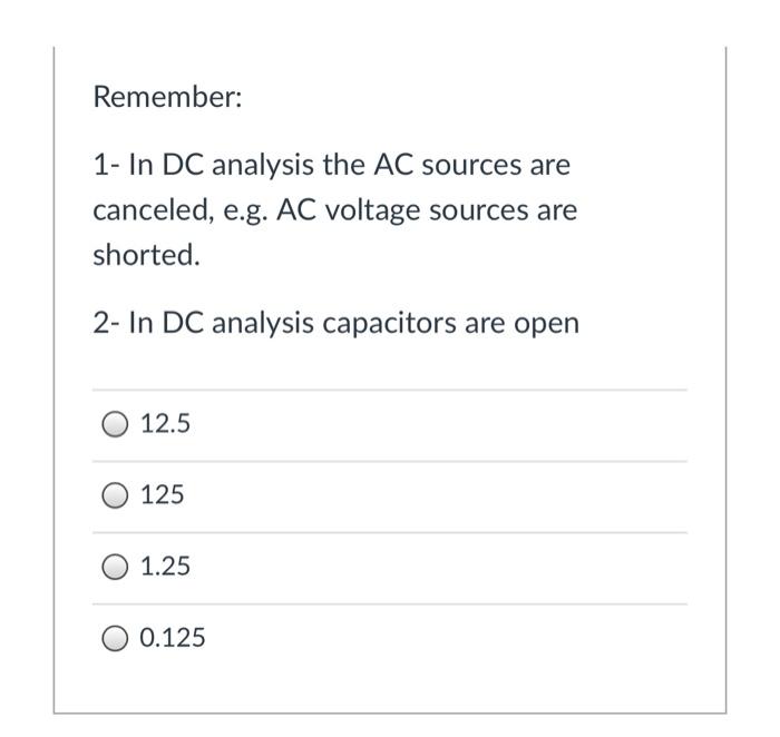 Solved For The BJT Transistor Circuit Shown Below B =100, | Chegg.com