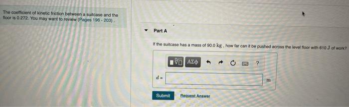 Solved The coefficient of kinetic friction between a | Chegg.com