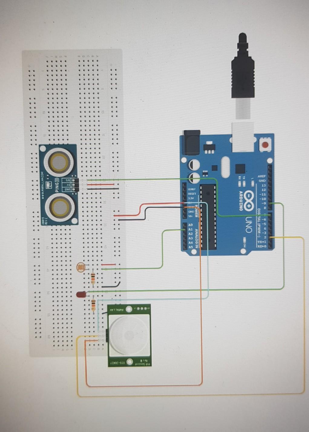 Solved the name of the project is smart street light can Circuit Diagram