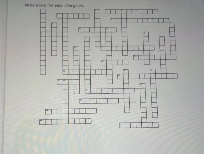 Solved Across 3. one of the bones between the ankle and | Chegg.com