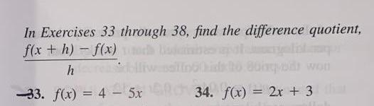 Solved In Exercises 33 through 38, find the difference | Chegg.com