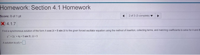 Solved Homework: Section 4.1 Homework Score: 0 of 1 pt 2 of | Chegg.com