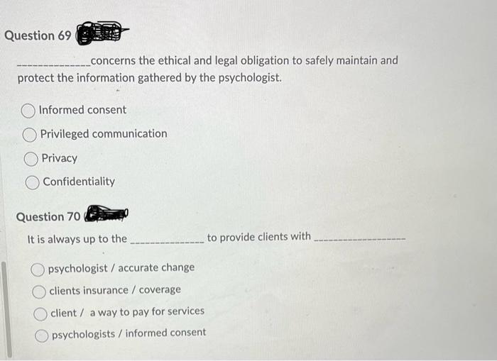 Solved concerns the ethical and legal obligation to safely | Chegg.com