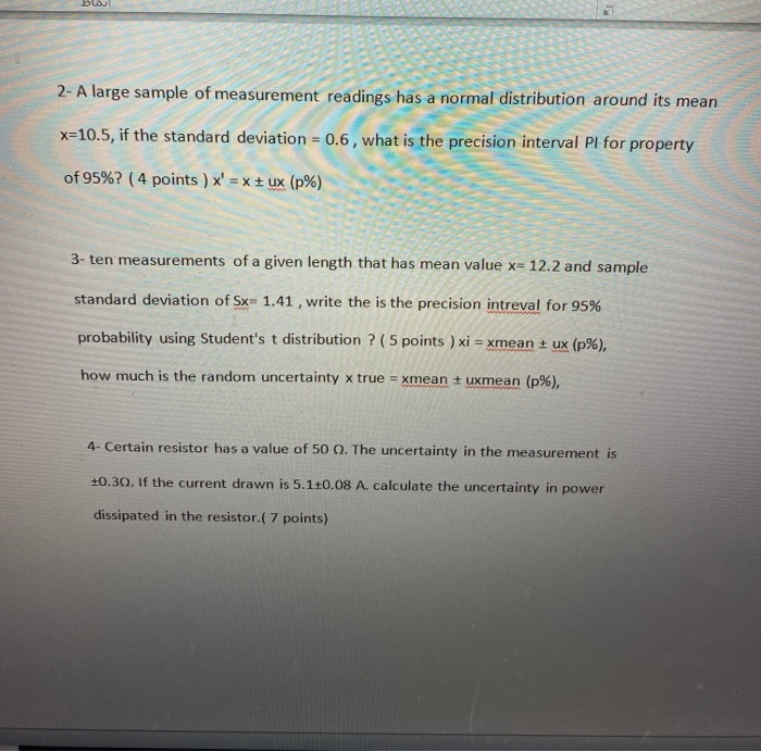 solved-2-a-large-sample-of-measurement-readings-has-a-chegg