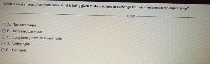 issuing new shares of common stock
