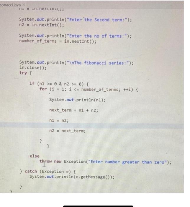 Solved package fibonacci; import java.util. Scanner; oublic | Chegg.com