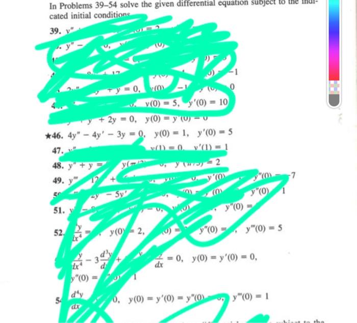 Solved In Problems 39-54 solve the given differential | Chegg.com