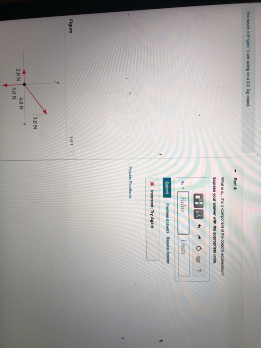 Solved The forces in (Figure 1) are acting on a 2,0 kg | Chegg.com
