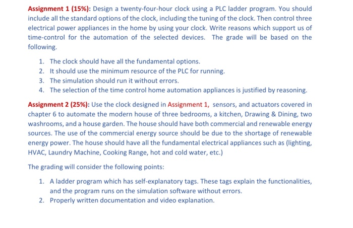 Assignment 1 (15%): Design a twenty-four-hour clock | Chegg.com